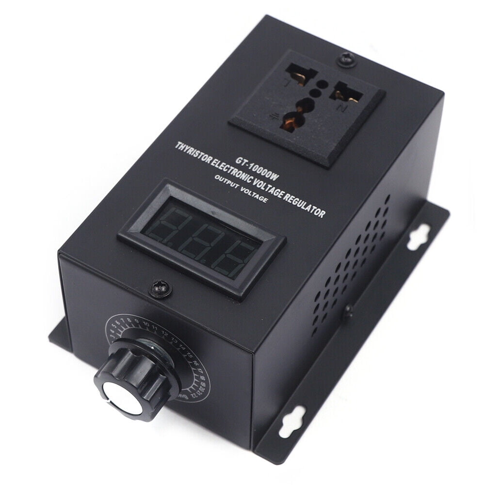 MONIPA 110V SCR Electronic Voltage Regulator Speed Temperature Adjust Controller 10000W