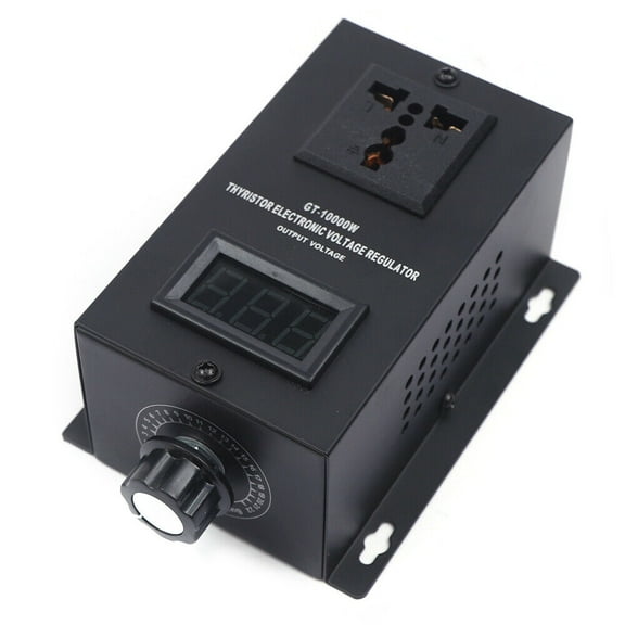 SHZICMY 110V SCR Electronic Voltage Regulator Speed Temperature Adjust Controller 10000W