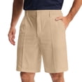 thumbnail image 2 of Men's Classic Fit Golf Shorts Lightweight Long Stretch Hiking Short with Pockets for Casual Work, 40, 2 of 4