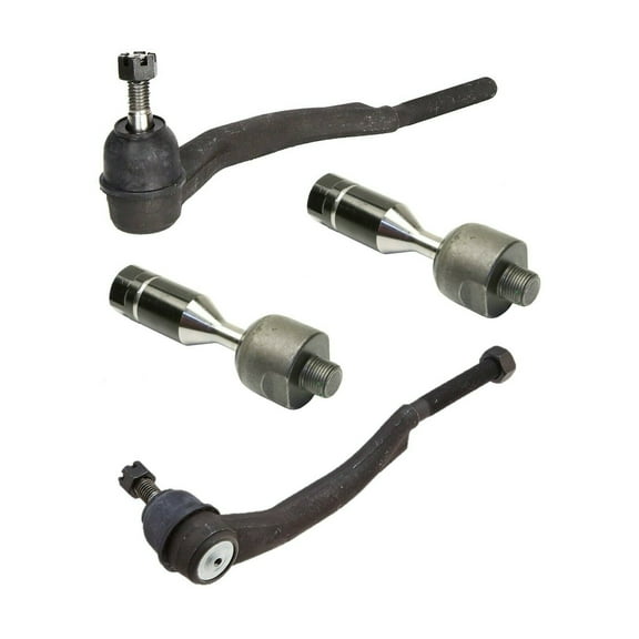 4 Pc New Steering Kit Inner and Outer Tie Rod Ends Engineered in the USA Fits select: 2004-2008 CHEVROLET TRAILBLAZER LS/LT, 2002-2008 GMC ENVOY
