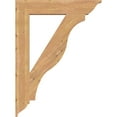 thumbnail image 3 of Ekena Millwork 5 1/2"W x 34"D x 46"H Funston Traditional Smooth Bracket, Western Red Cedar, 3 of 4