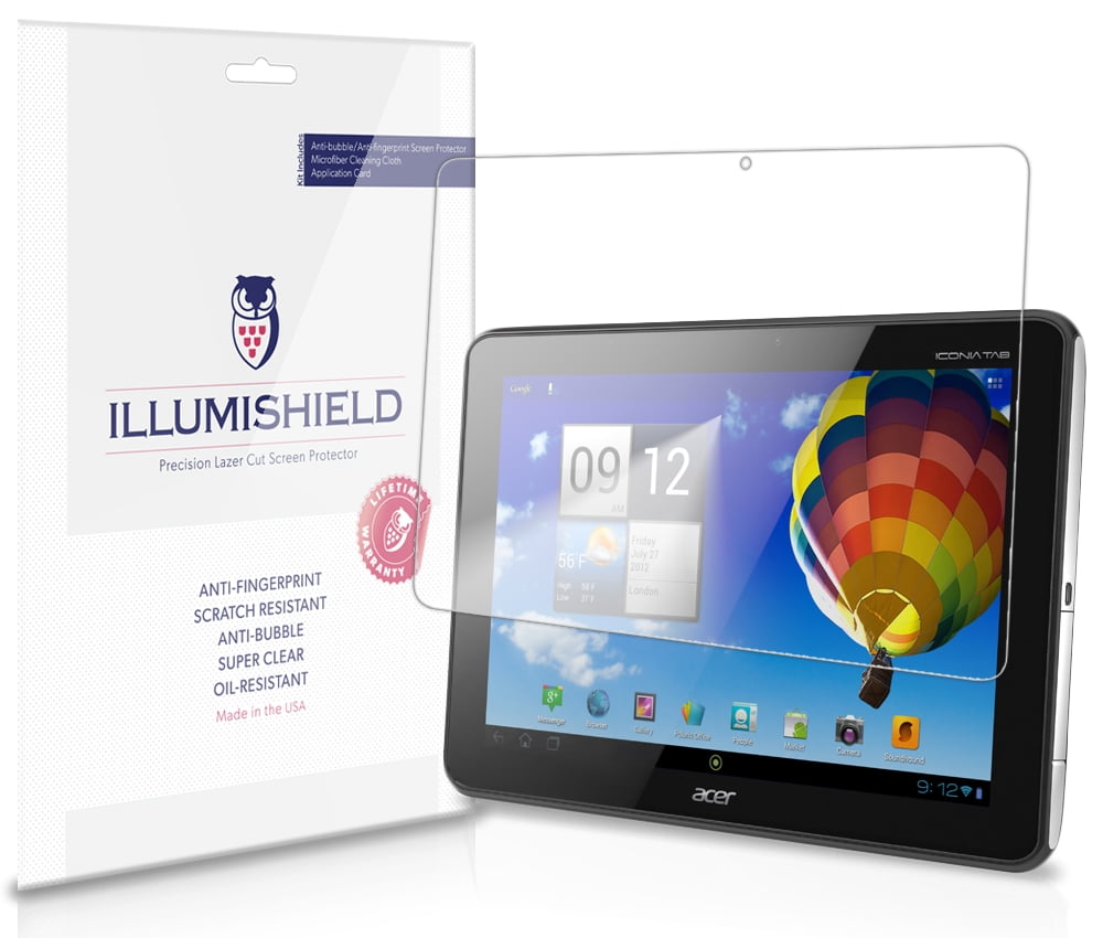 iLLumiShield AntiBubble/Print Screen Protector 2x for Acer Iconia Tab