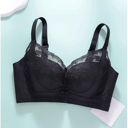 Mrasaso Fall Savings! Built in Bra Tank Tops for Women Women Polyester Bra Women s Comfortable Hollow-Out Perspective Bra Wireless No Rims for Daily Comfort(1pc Underwear) Black|M