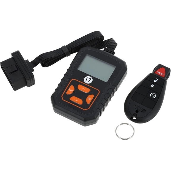 GQ453T Keyless Entry Remote Key Fob for Ram 1500 2500 3500 2013-2017 433 Mhz Replacement Car Key Kit DIY Tool 4 Button