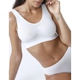 thumbnail image 3 of Active Comfort low-impact yoga bralette in White, 3 of 4
