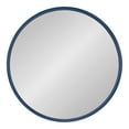 thumbnail image 2 of Kate and Laurel Travis Modern Round Wall Mirror, 31.5 inch Diameter, Navy Blue, Transitional Decorative Mirror for Wall, 2 of 7