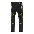 thumbnail image 4 of Ecqkame Women's Cargo Capris Hiking Pants Clearance Men And Women Couples Mountaineering Quick Dry Outdoor Sports Elastic Pants Windproof Water-proof Mountaineering Pants Green XXXL, 4 of 5