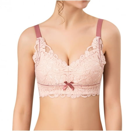 

New Year s Deals!GATXVG Women s Wireless Support Bra Sexy Women Underwear Push Up Lace Bras for Women