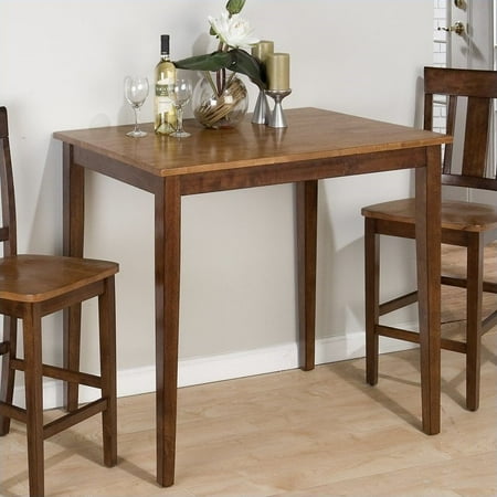 - Jofran Counter Height Fixed Top Dining Table in Kura Espresso
