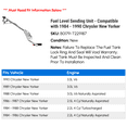 thumbnail image 2 of Fuel Level Sending Unit - Compatible with 1984 - 1990 Chrysler New Yorker 1985 1986 1987 1988 1989, 2 of 2