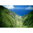 thumbnail image 2 of Hawaii, Kauai, Aerial Along Napali Coastline Looking Towards Ocean Poster Print (18 x 12), 2 of 4