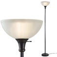 thumbnail image 1 of Threshold Bronze Floor Lamp with White Frosted Glass Shade By Lightaccents, 1 of 11