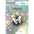 thumbnail image 2 of IndigoBlu Cling Mounted Stamp 5"X8"-Ink Splat Butterfly, 2 of 2