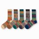 thumbnail image 4 of Calcetines de algodón peinado retro de estilo americano de otoño e invierno para hombre, deshuesados, de doble aguja y doble aguja, calcetines caqui Ami, 4 of 4