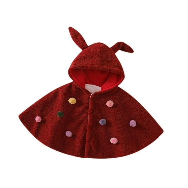 BELOVING Kids Hooded Cape Poncho Halloween Clothes Comfortable Robe for Autumn Travel 100cm