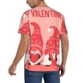 thumbnail image 2 of Zufioo Gnomes Hold The Letters LOVE Print Men's Baseball Short Sleeve, Moisture Wicking Button-Down Hip Hop Tee-XX-Large, 2 of 7