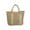 Khaki, variant on JoveMarine Women's Woven Straw Shoulder Bag Large Capacity Summer Beach Tote for Travel and Vacation Versatile Crossbody Bag with Fresh Style Perfect for Beach Outings and Holiday Gifts Black