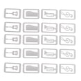 thumbnail image 2 of Marcador de Dibujos Animados Macarena 20 Unids Clips de papel de oficina, 2 of 8