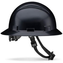 Acerpal 1BKNV-1 Full Brim Black Non-Vented Hard Hat