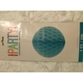 thumbnail image 2 of Unique 47169 Tissue Paper Honeycomb Ball Party Decoration-20 cm-Teal Colour, 2 of 7