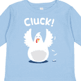 thumbnail image 4 of Inktastic Chicken Barnyard Farm Cluck Boys or Girls Long Sleeve Toddler T-Shirt, 4 of 5