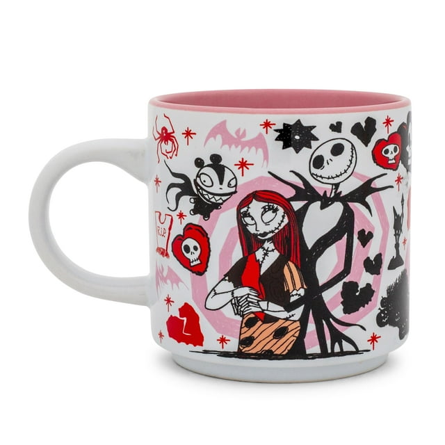 Taza de café plateada Buffalo Disney Nightmare Before Christmas
