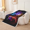 thumbnail image 2 of Gaming Blanket Gamer Throw Blanket 30"x40" Gamer Gifts,Game Consoles Fleece Blanket Rainbow Smoke Bed Blanket,Gamer Decor Bedroom Decor, 2 of 6