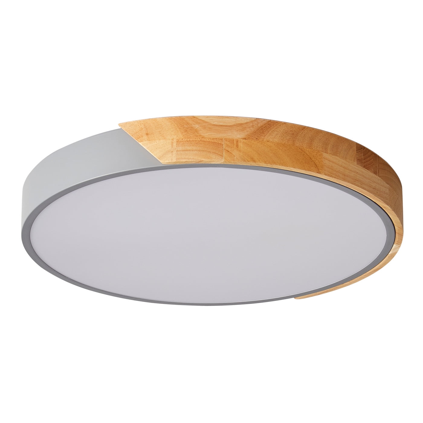 Aiwen Round LED Flush Mount Ceiling Lamp Modern Light Fixture Gray