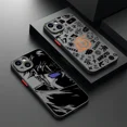 thumbnail image 4 of Funda de teléfono de Anime Hatake Kakashi Narutoes para iPhone 16, 15, 14, 13, 12, 11, Mini Pro Max, X, XR, XSMax, 7, 8 Plus, cubierta transparente mate, 4 of 5