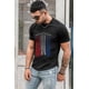 thumbnail image 4 of ABPHQTO Camiseta de manga corta para hombre de la Fuerza Aérea de la bandera de EE. UU. Negra para hombre, 4 of 4