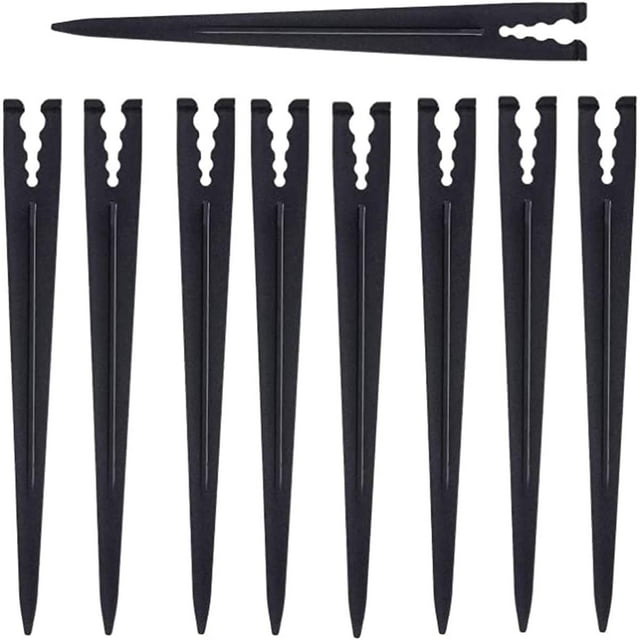 100 Pack Drip Irrigation Hose Holders Accessories Stakes Adjustable Water Drip I