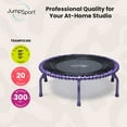 thumbnail image 6 of JumpSport 350 PRO Fitness Trampoline, Cardio Workout Equipment, 39 Inch, Purple, 6 of 13