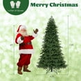 thumbnail image 3 of Costway 7.5 FT Artificial Xmas Tree with 1019 PE PVC Branch Tips & Folding Metal Stand, 3 of 9