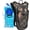 Brown, variant on Reflective Hydration Backpack, Hydration Pack - Water Backpack with 2L Hydration Bladder, Essential for Festivals - Rave Hydration Pack for Hiking, Running, Cycling, and Festivals