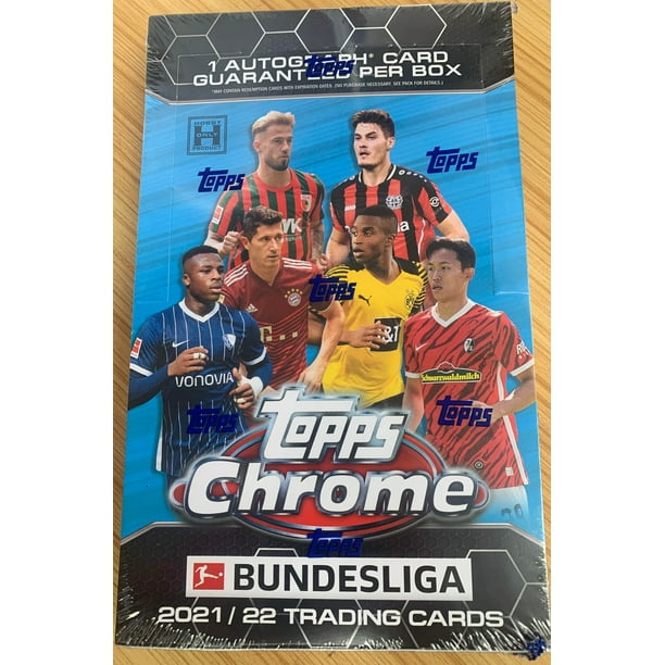 Topps Chrome Soccer Bundesliga 2021-2022 Hobby Box - Walmart.com