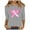 Gray, variant on Alkepwun Breast Cancer Shirt for Women Angel Wings Pink Ribbon TShirt Cancer Fight Awareness Shirt Faith Casual 3/4 Sleeve Tops