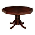 thumbnail image 4 of Pemberly Row Traditional Wood Octagon Gaming Table in Cherry, 4 of 6