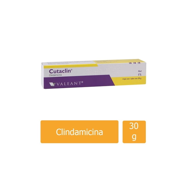 Cutaclin Gel 1% Caja Con Tubo Con 30 g Cutaclin EMPLAYADO