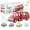 Red, variant on 5 in 1 Trucks Toys Car and Plane Trucks Toys for Boy Girl Saoqi