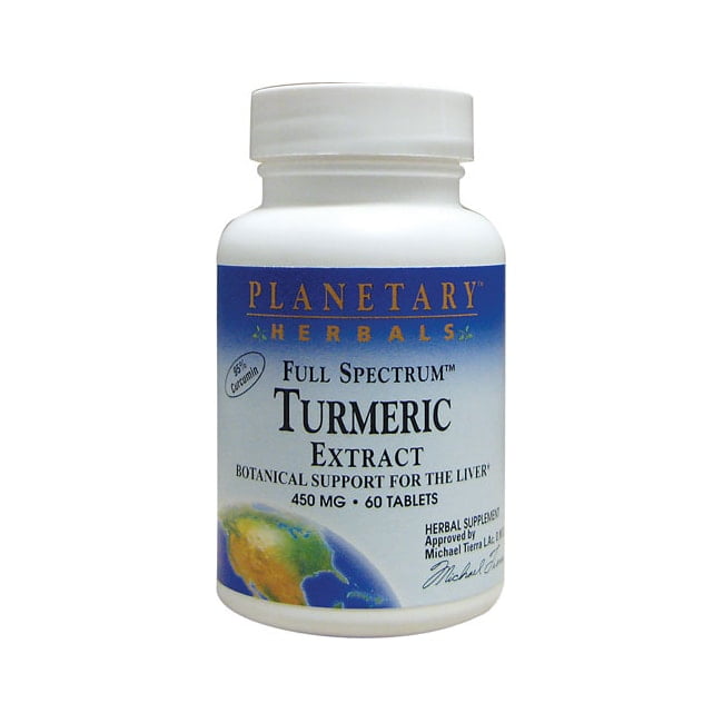 Planetary Ayurvedics Turmeric Extract Full Spectrum 450 mg 60 Tabs