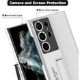 thumbnail image 2 of Ultra Slim Case Compatible Samsung Galaxy S23 Plus Kickstand Case Men,Silver Full Protective Hard Matte PC Cover with Hidden Stand Lightweight Case for Samsung Galaxy S23 Plus Phone Case Thin, 2 of 14