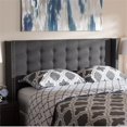 thumbnail image 2 of Baxton Studio Ginaro Queen Winged Panel Headboard in Dark Gray, 2 of 6