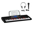 thumbnail image 3 of Glarry Full Size 61 Lighted Keys Keyboard Piano for Beginners, 3 of 15