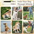 thumbnail image 4 of 2 Pack Dog Whistle – Ultrasonic Dog Whistle to Call Your Dog & Stop Barking, Silent Dog Training Whistle with Lanyard(White), 4 of 8