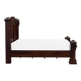 thumbnail image 4 of FOA Oulette 2-Piece Cherry Solid Wood Bedroom Set - Cal King + Nightstand, 4 of 8