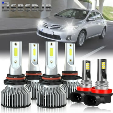 For Toyota RAV4 2013-2015 6000K White LED Headlight High/Low   Fog Light Bulbs
