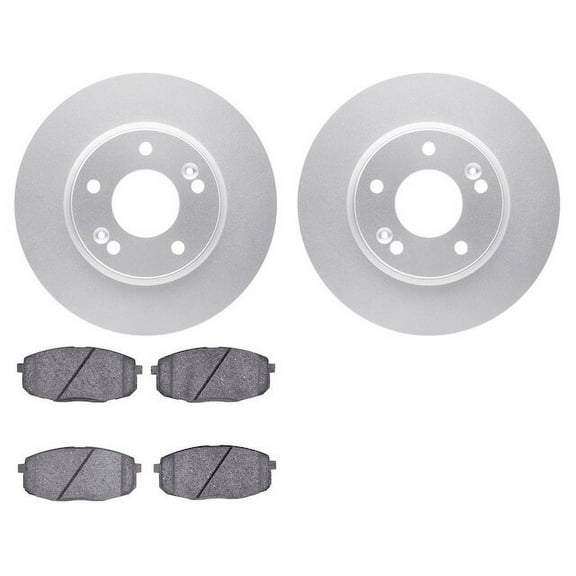 Front Brake Pad and Rotor Kit - Compatible with 2014 - 2018 Kia Soul 2015 2016 2017