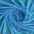 thumbnail image 2 of Zelouf Version 1 Irid Sequin Span Mesh  , Sewing, DIY, Crafts Fabric by the Yard, Peri/blue Bell, 3 Yard, 2 of 3