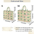 thumbnail image 2 of FORMRS Womens Corduroy Tote Bag Crossbody Shoulder Handbag with Pocket, Retro Symmetrical Stars, 2 of 7