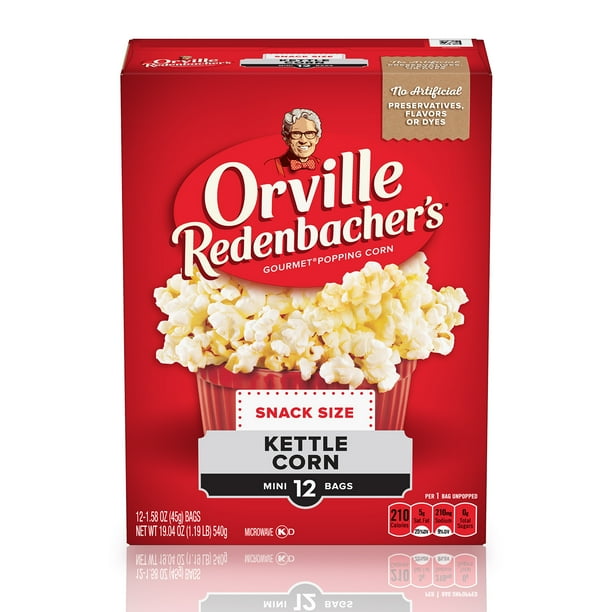 Orville Redenbacher's Kettle Corn Microwave Popcorn, Mini Bags, 1.5 Oz